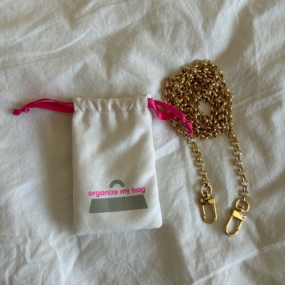 Handbags - Organize My Bag Rolo Gold Chain Bag Strap